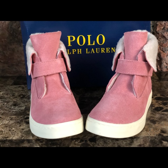 Polo Ralph Lauren Other - Polo Ralph Lauren Toddler Girls Siena Booties